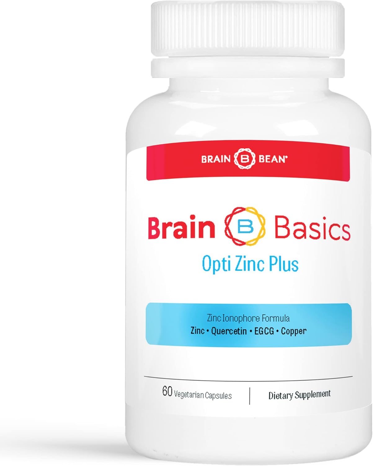 Brain Basics Opti Zinc Plus - Zinc con Quercetina, EGCG y Cobre