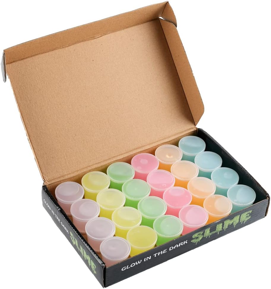 Slime Brillante en la Oscuridad, Kit de Fiesta y Regalos