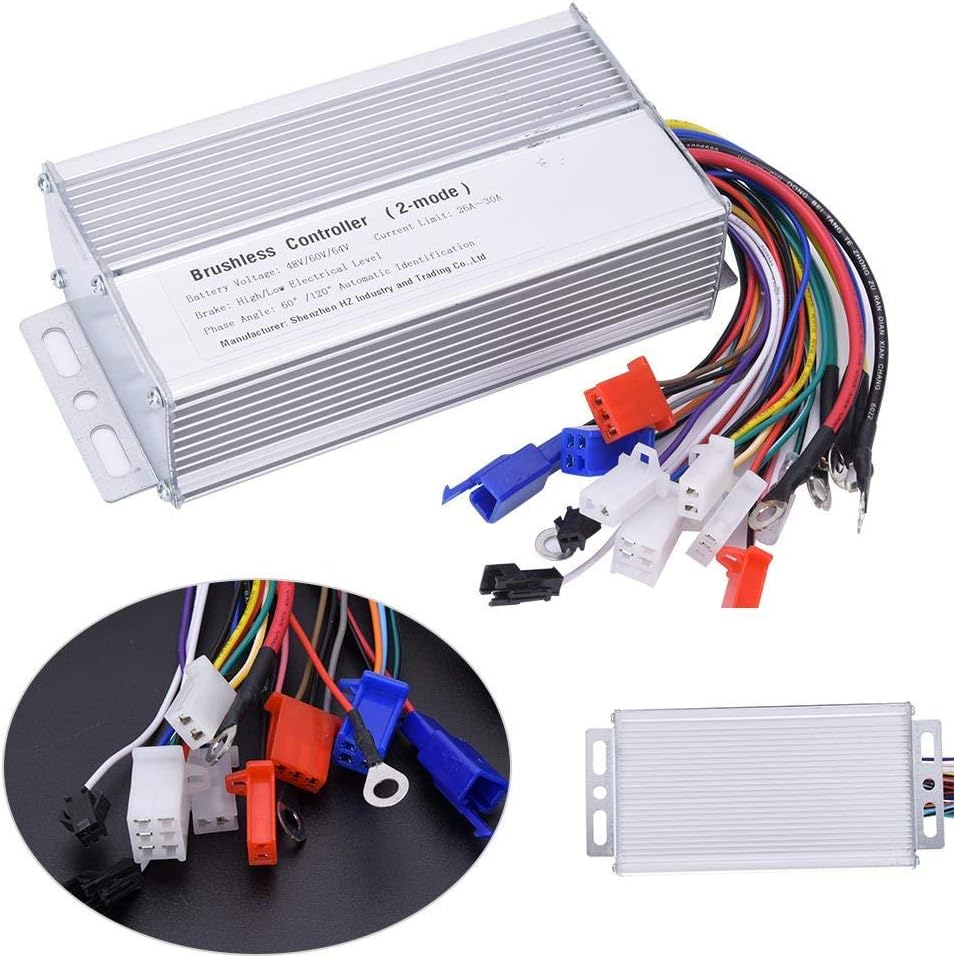 Controlador Brushless Alomejor 48V 1000W E-Bike Speed Control