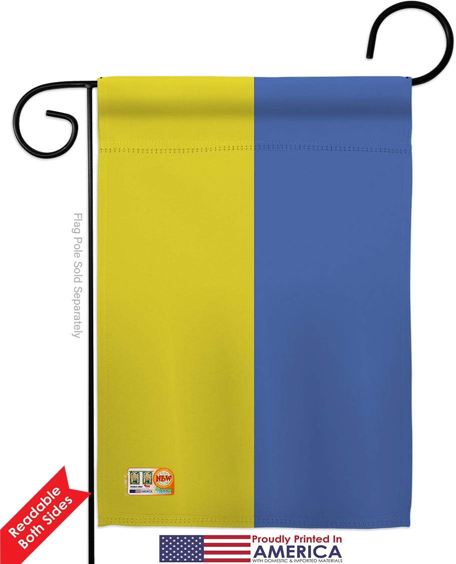 Kit de banderas de Ucrania para casa de jardín, nacionalidad regional, nación internacional, país, área particular, pequeño regalo decorativo, cartel de doble cara, fabricado en Estados Unidos, 28 x 40 pulgadas