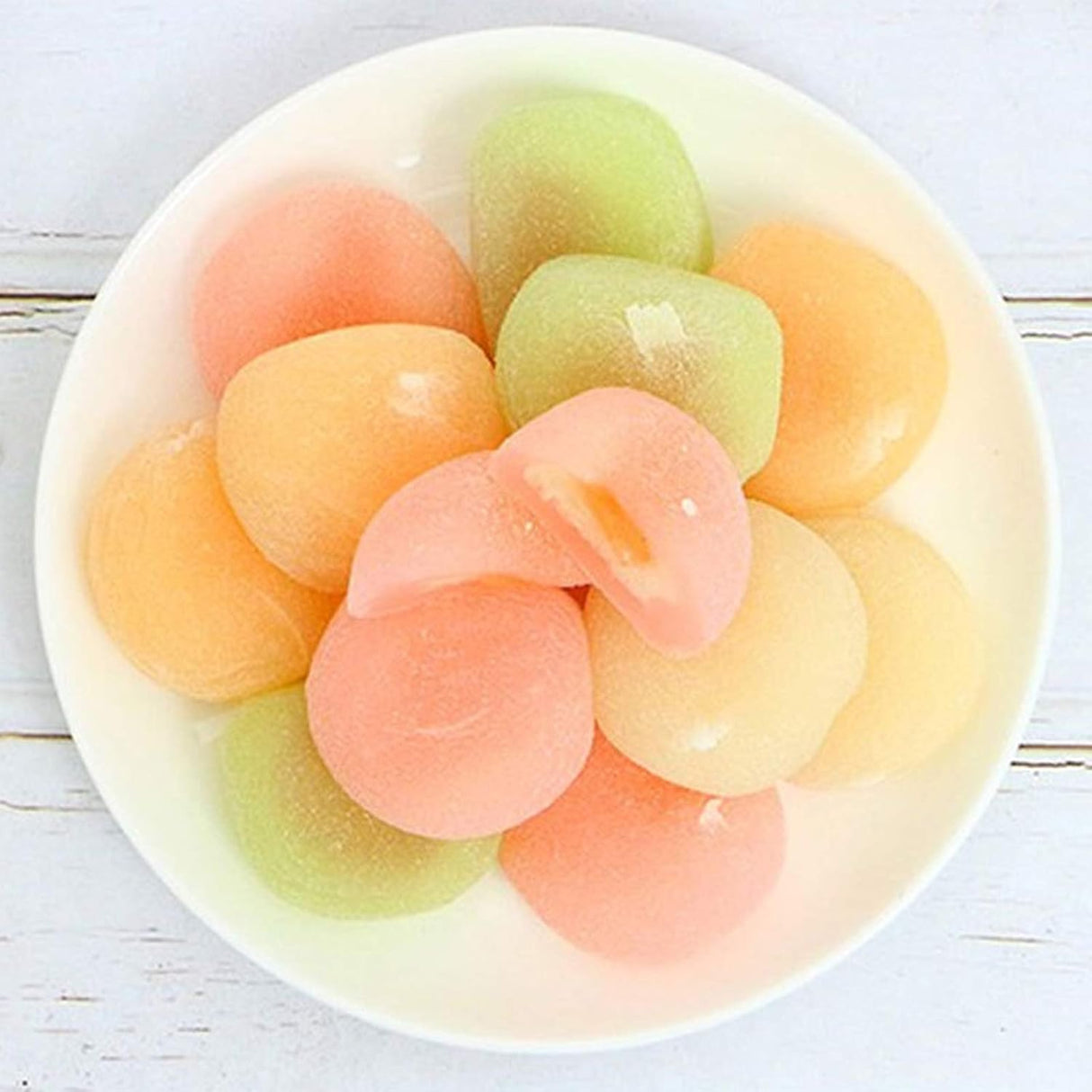 Mochi de sabor a fruta japonesa, mango de fresa y daifuku