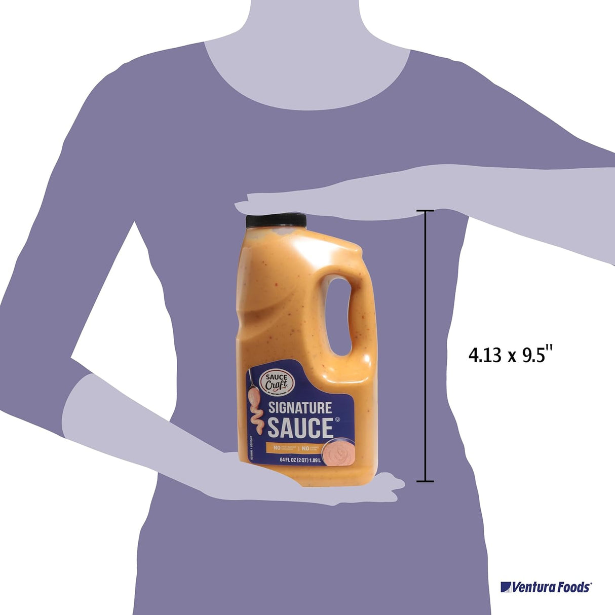 Salsa Cremosa Ventura Foods, Sabor Ahumado, 0.5 Gal.