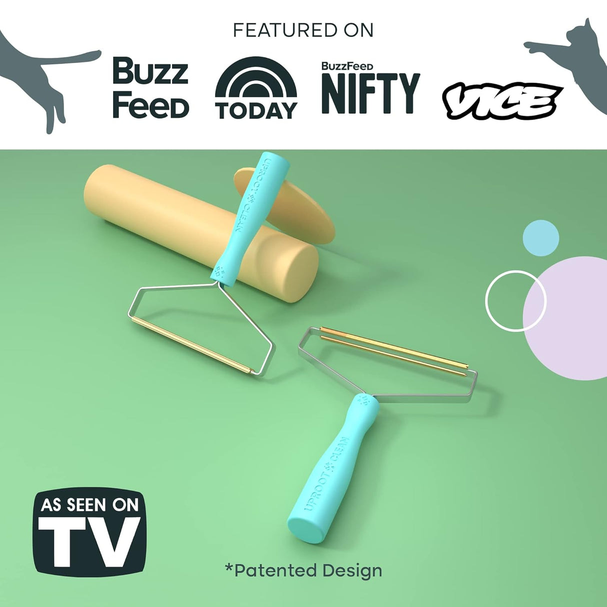 Removedor de pelos de mascotas reutilizable