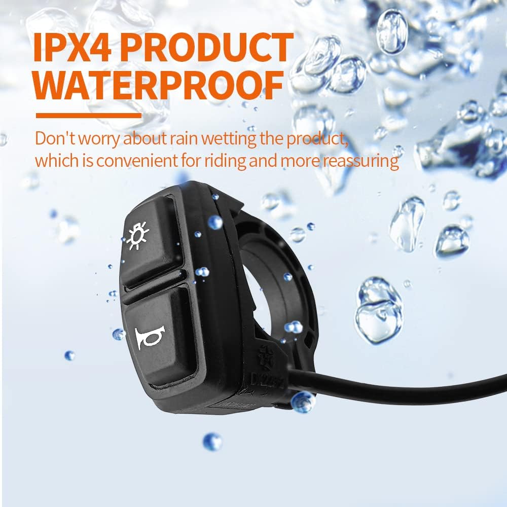 Interruptor de Luz y Bocina WUXING 24V/36V/48V/60V/72V DK226/DK11