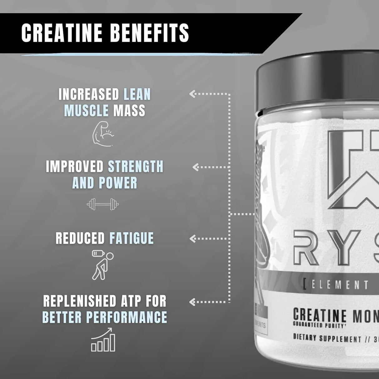 Suplemento de Creatina de Nutrición Deportiva