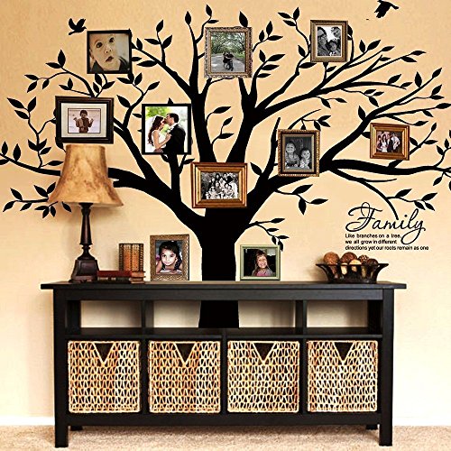 Vinilo decorativo para pared árbol genealógico.