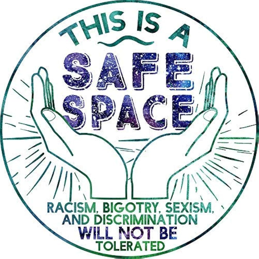 Imán redondo This is a Safe place