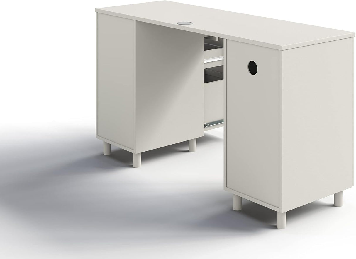 Escritorio Venice de Crafts & Comfort - 3 Cajones y Armario CPU