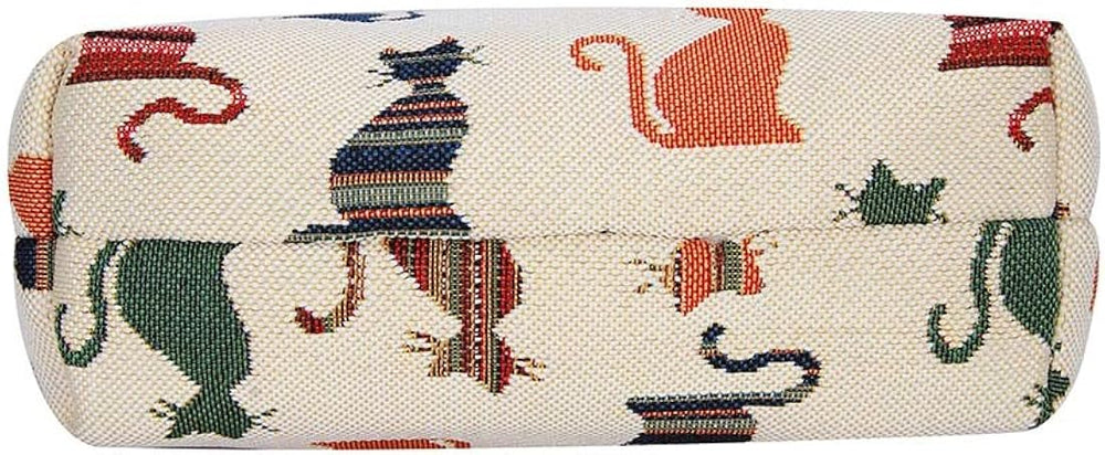 Bolsa Signare cruzada con tapiz de gato