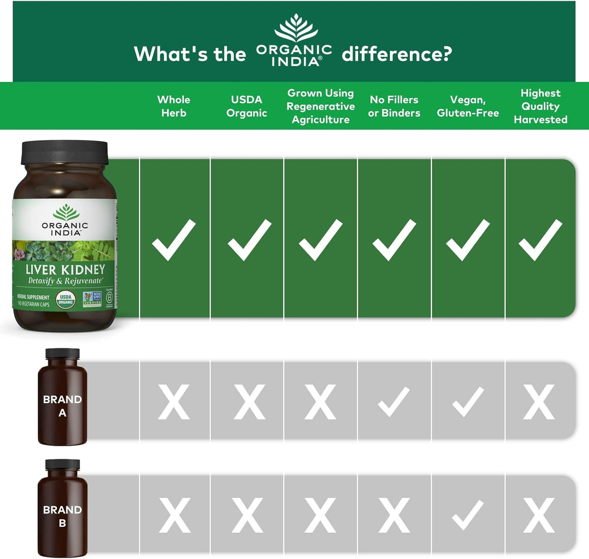 Suplementos Alimenticios de hierbas para riñón de hígado