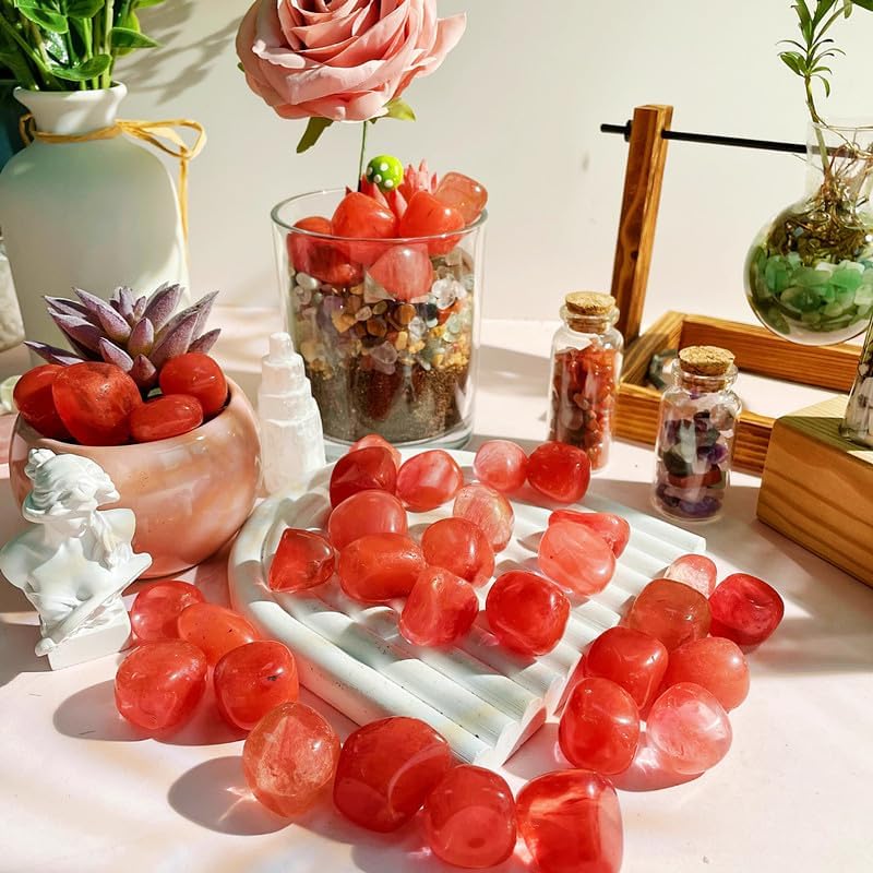 Cristales de Cuarzo Sandía Irregulares Pulidos para Principiantes