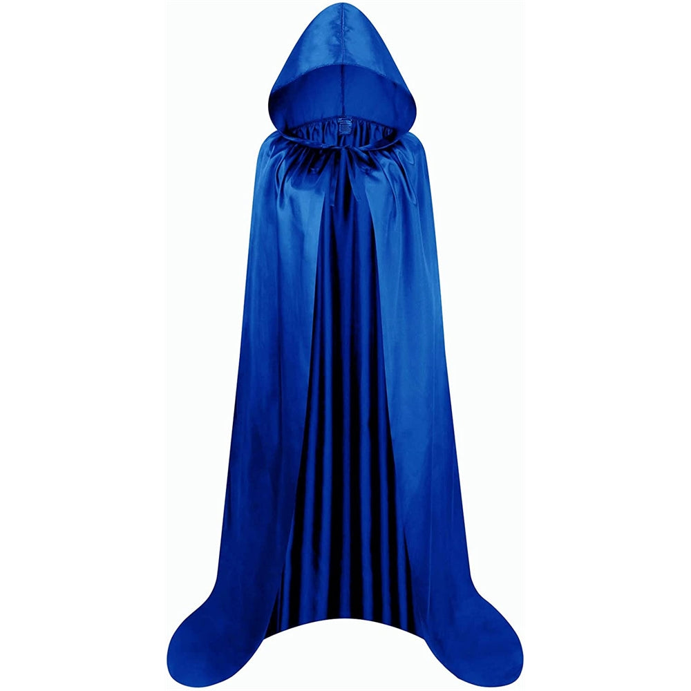 Disfraces de Capa con capucha de Halloween azul talla S