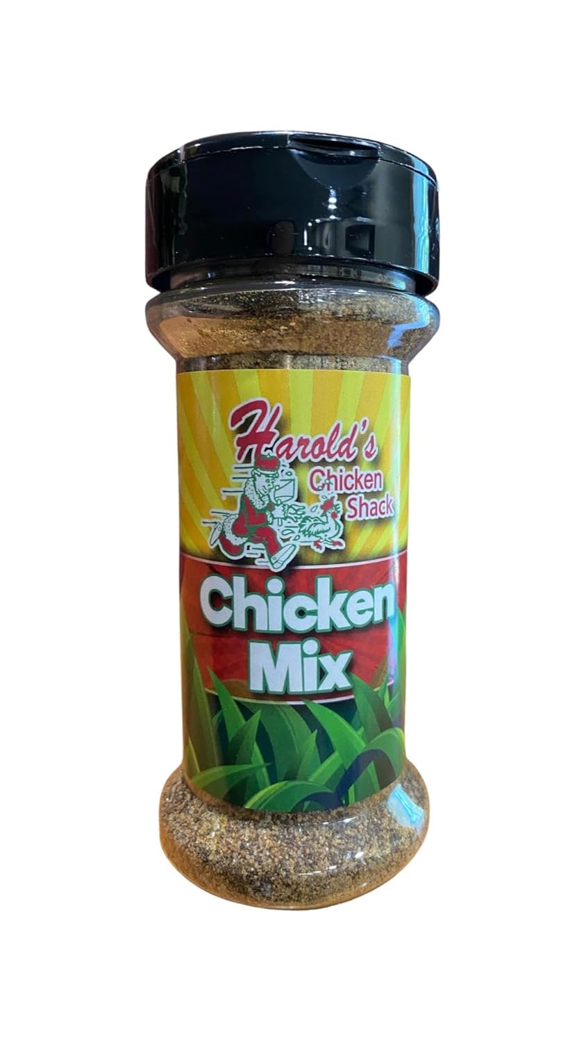 Harold's Chicken Kit de bricolaje en casa! Viene con salsa suave, salsa picante, pimienta de limón, mezcla de pescado y mezcla de pollo, juego de 5 piezas