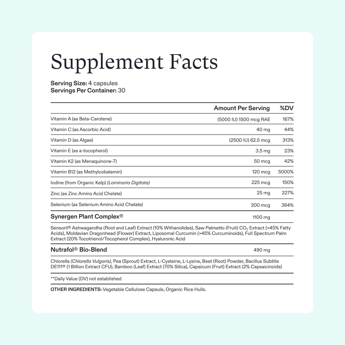 Suplementos veganos para el crecimiento del cabello para mujeres