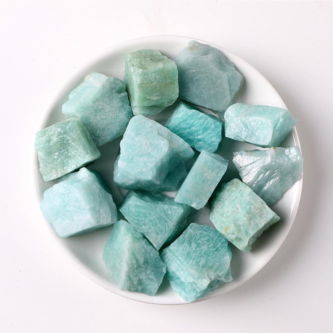 Cristales de Amazonita Crudos, Piedras Naturales para Sanación