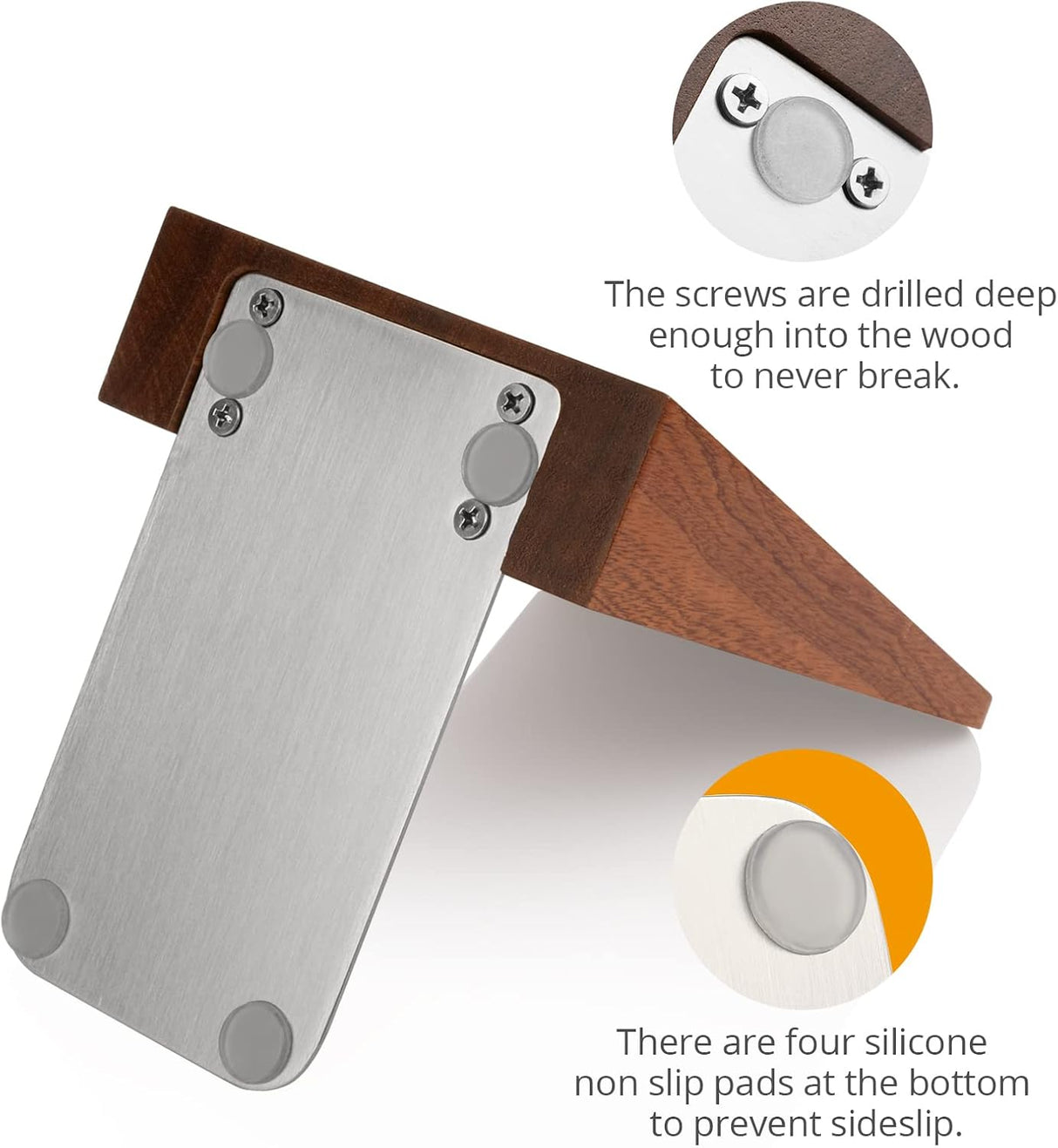 Sujetalibros de madera hechos a mano para sostener libros