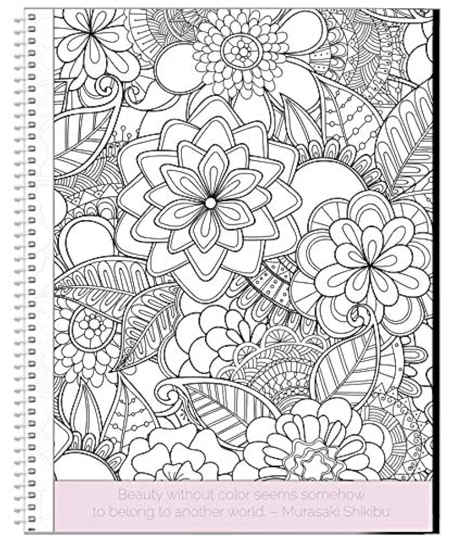 un libro para colorear para adultos con citas inspiradoras