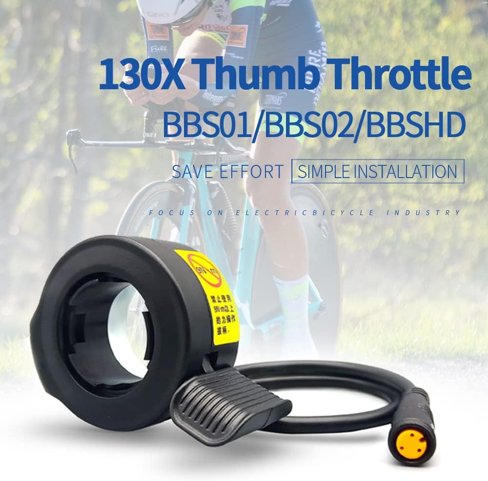 Acelerador de bicicleta eléctrica BBS 01 02 HD, 130X