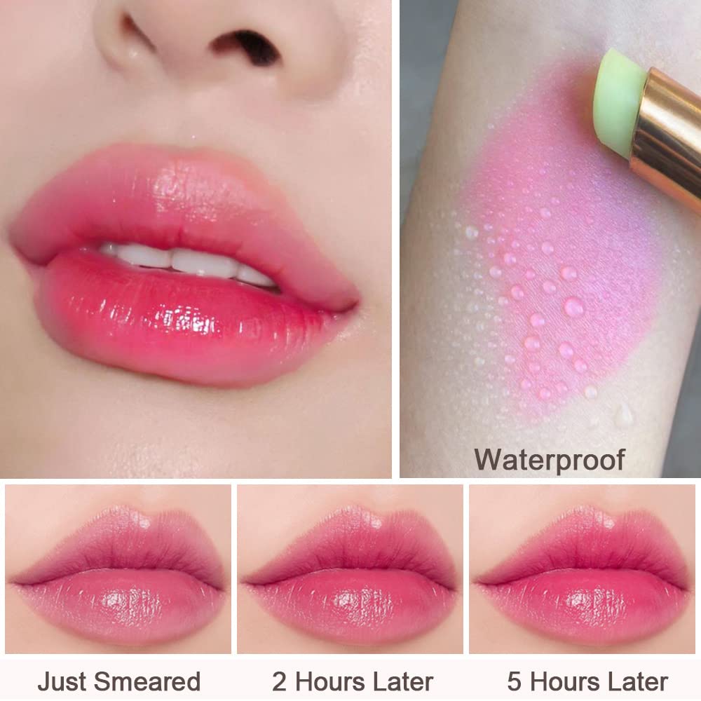 Tinted Lip Balm Changing Lipstick Balm Stain Set for Women