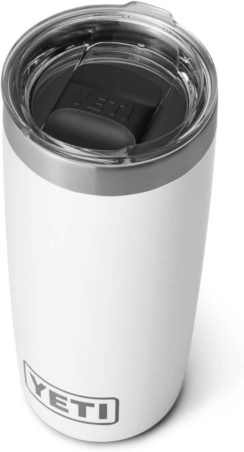 Taza YETI Rambler 10 oz, Acero Inoxidable, Blanco