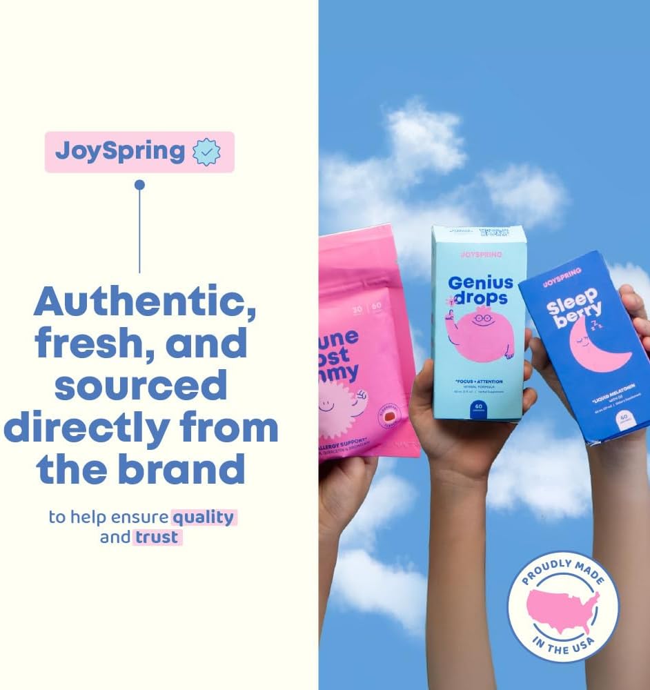 JoySpring DetoxZee gotas para niños, limpieza natural con zeolita y cilantro
