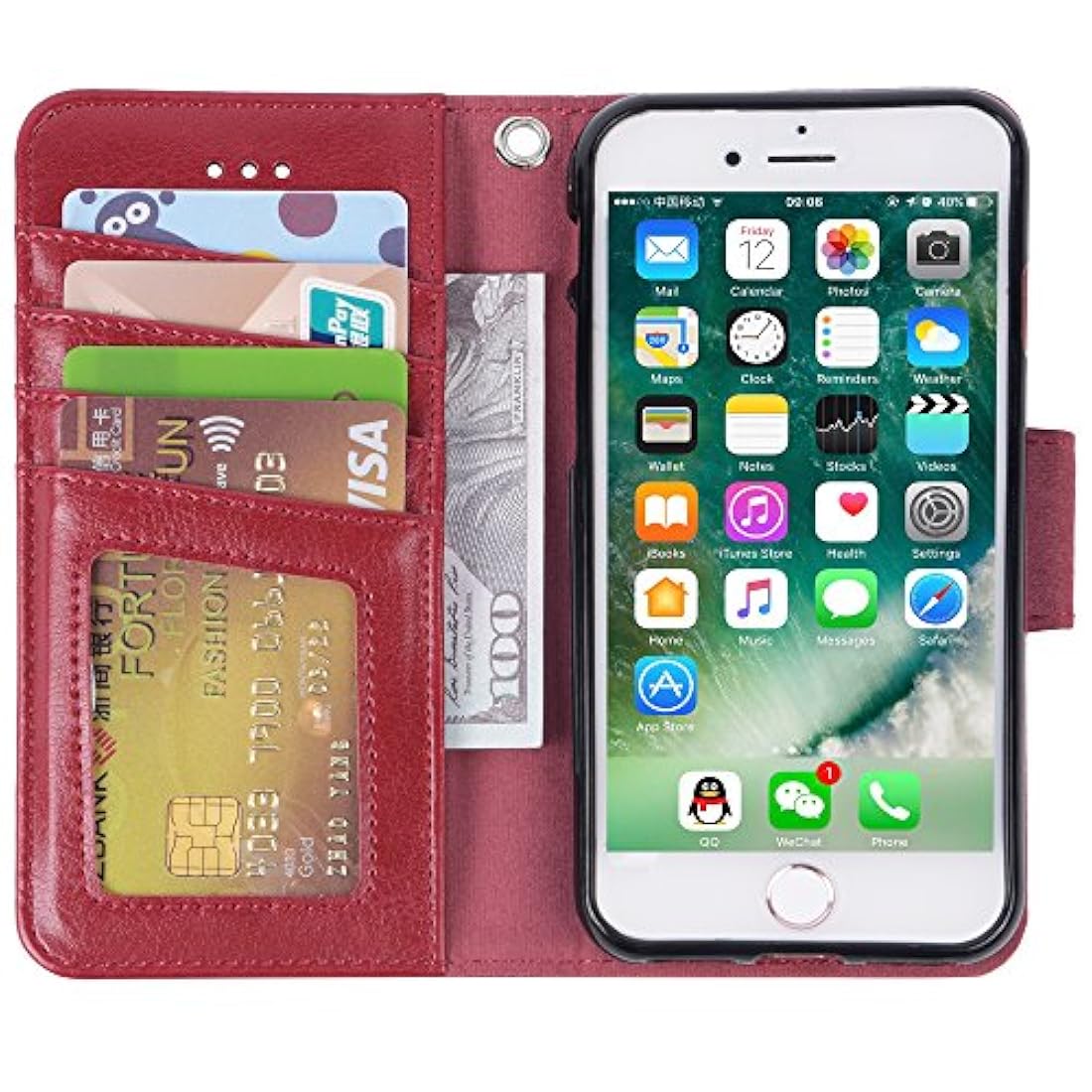 Arae Funda para iPhone 7 funda de bolsillo para iPhone 7