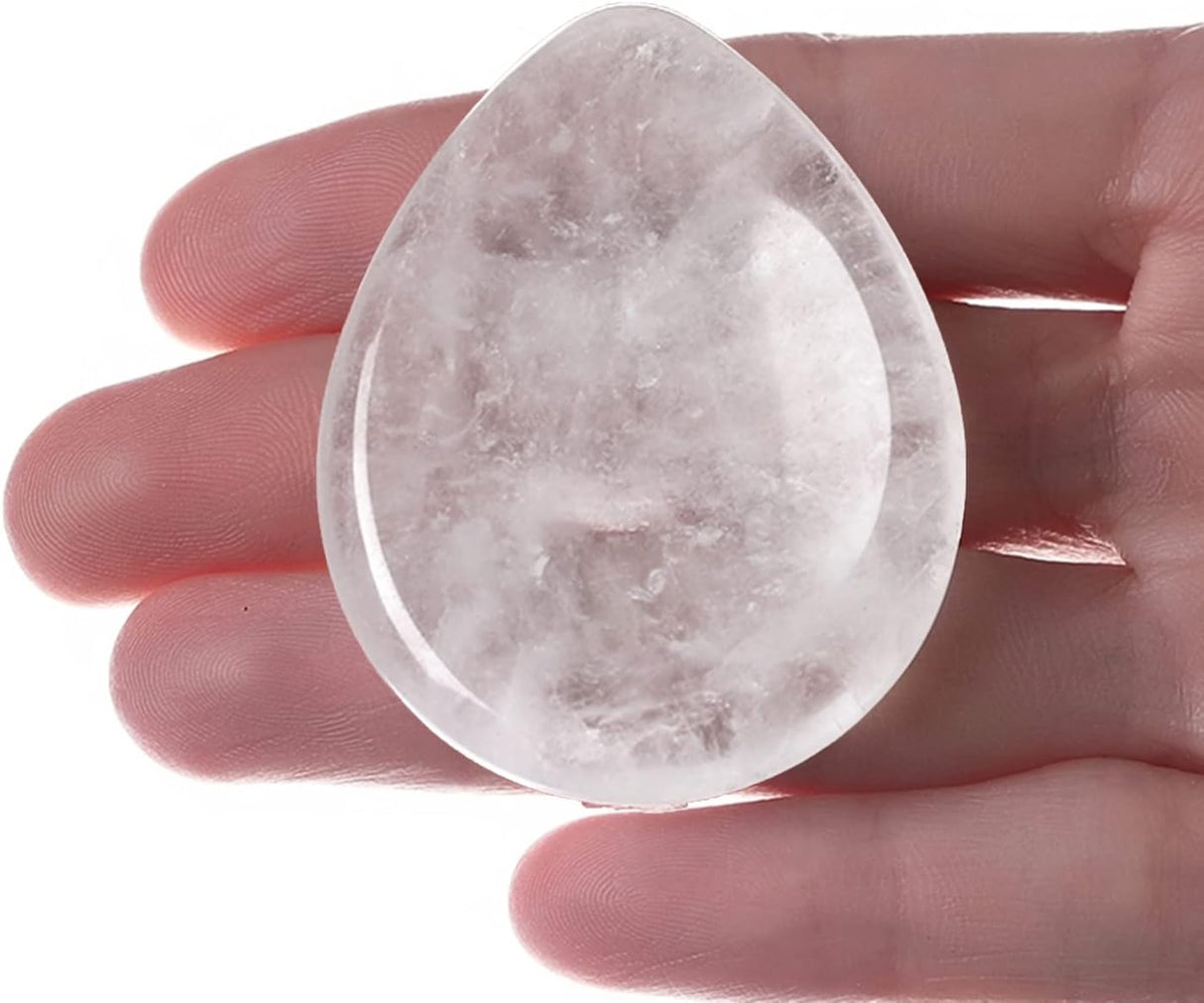 DUQGUHO Piedra de preocupación de 1.7 pulgadas, cristales