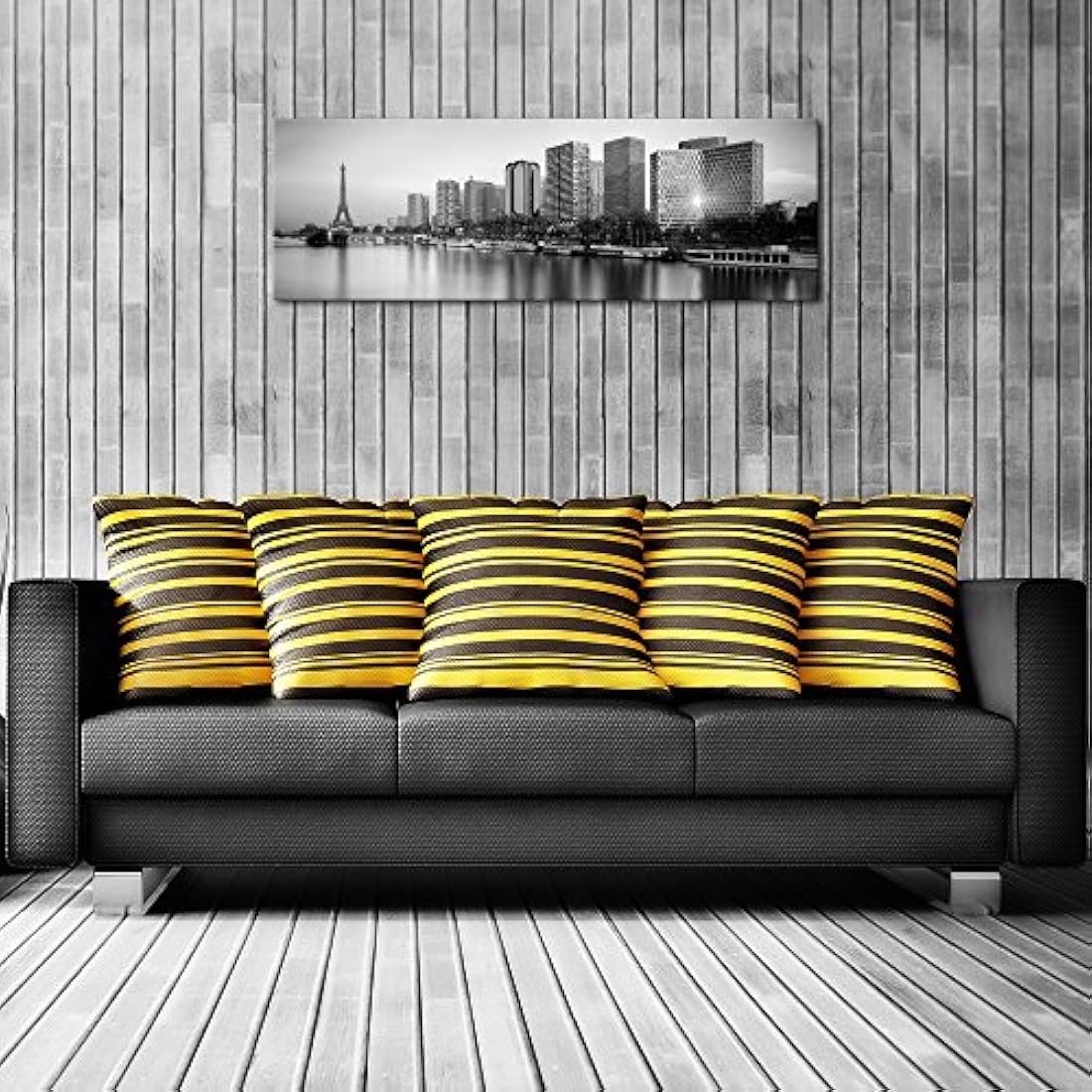 Pyradecor - Imágenes pinturas sobre lona Paris City Skyline