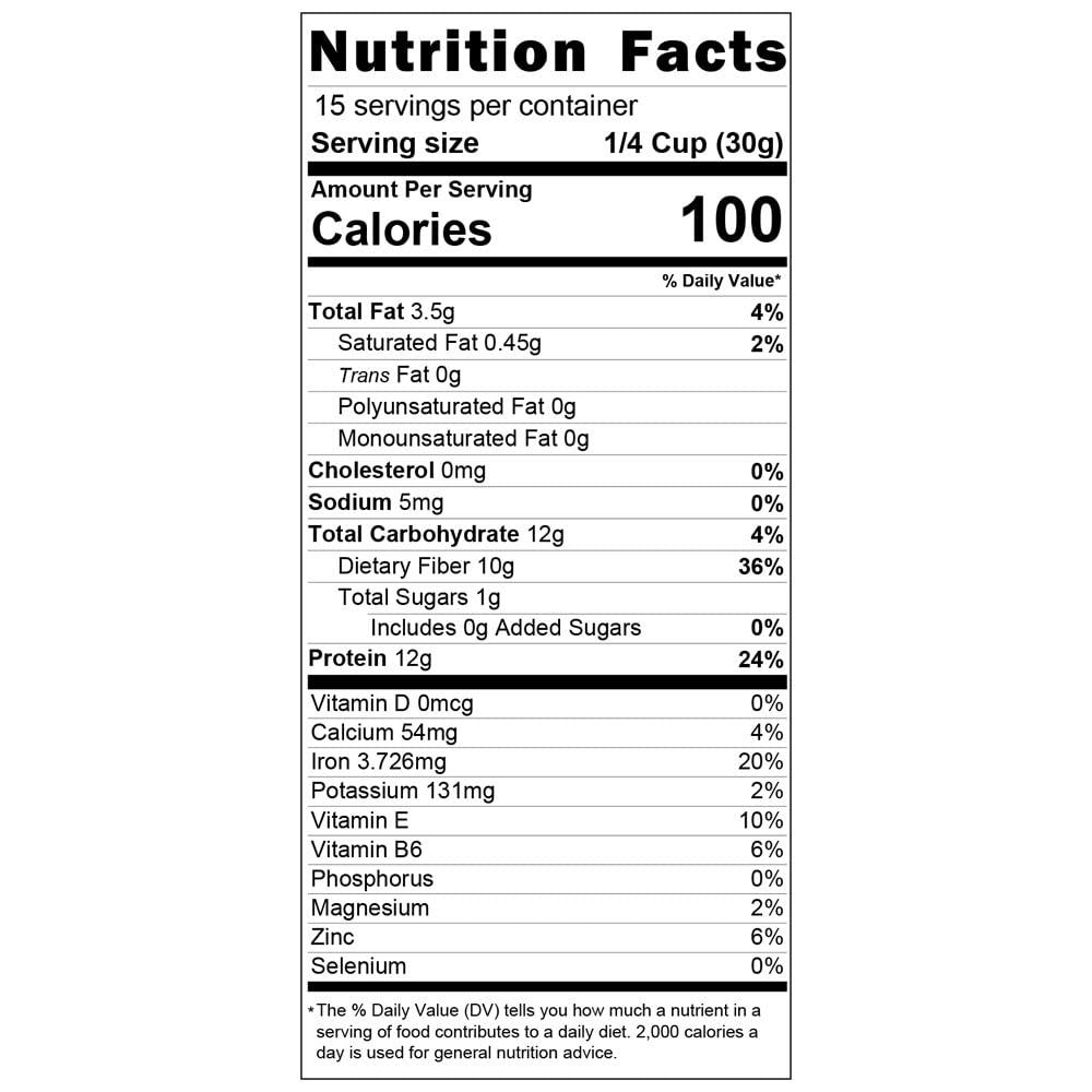 Harina de Lupino Dulce, 100% Natural, Sin Gluten, 3 Paquetes