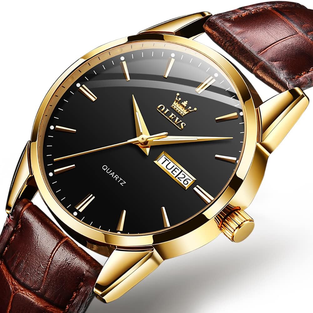 Reloj para hombres cronógrafo marrón WD-S-G6898PZ-JH OLEVS