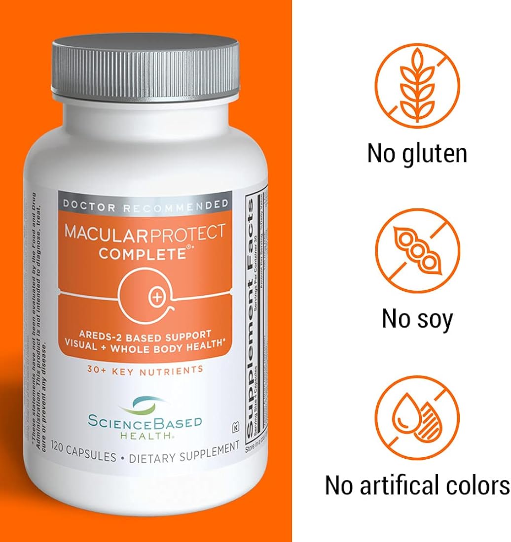 Suplemento vitamínico y mineral de cuerpo entero 120 cápsulas