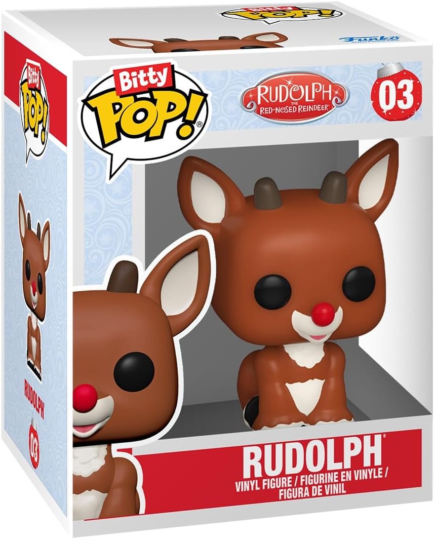 Funko Bitty Pop! Rudolph: 4 Figuras Coleccionables Mini