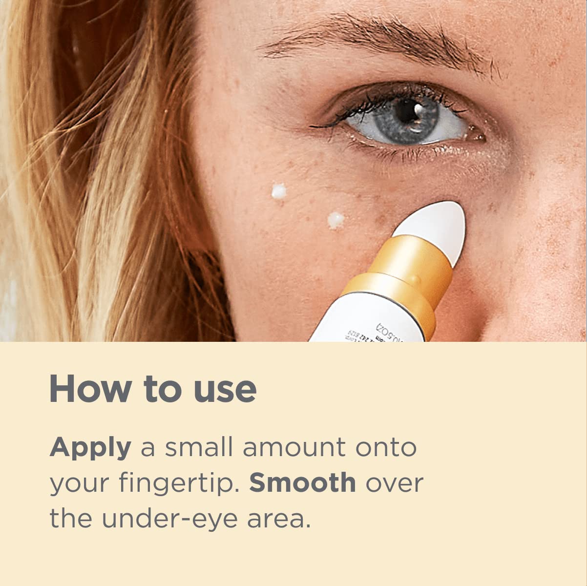 Cuidado Facial Crema iluminadora debajo de ojos hinchazón