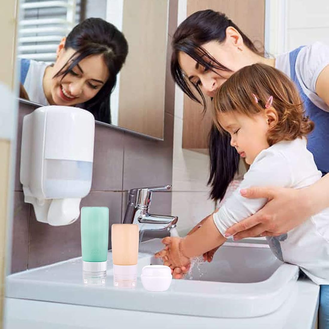 Paquete de 16 botellas de viaje para artículos de tocador