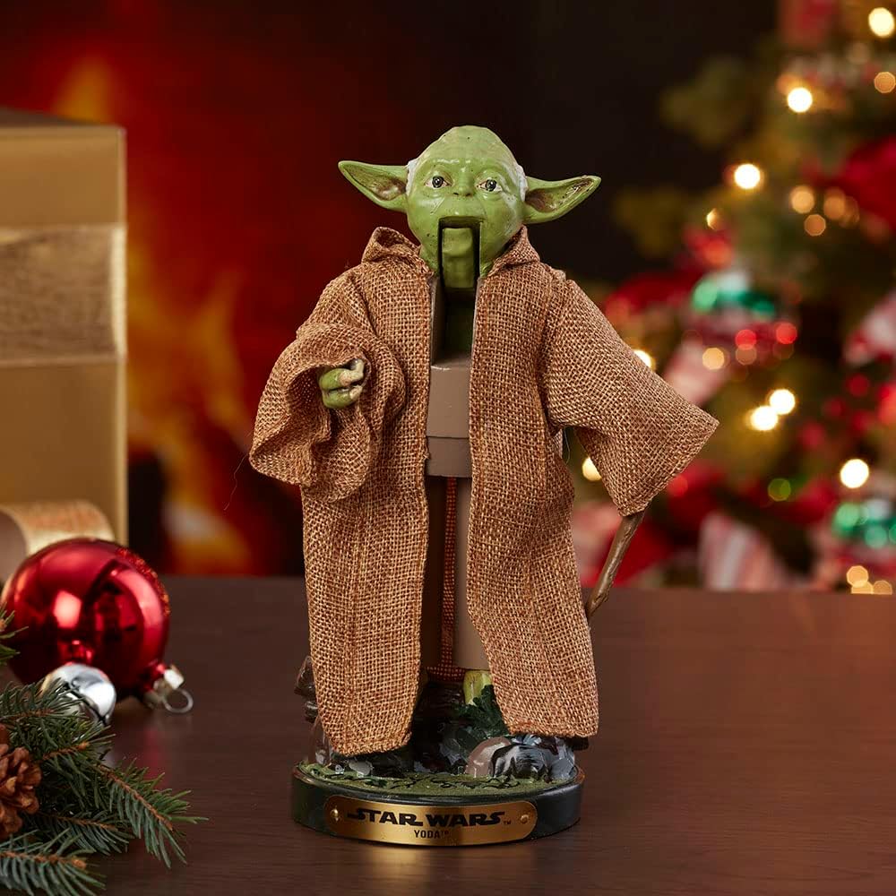 Nutcracker Yoda de Star Wars de Kurt Adler, 12 pulgadas, Hollywood