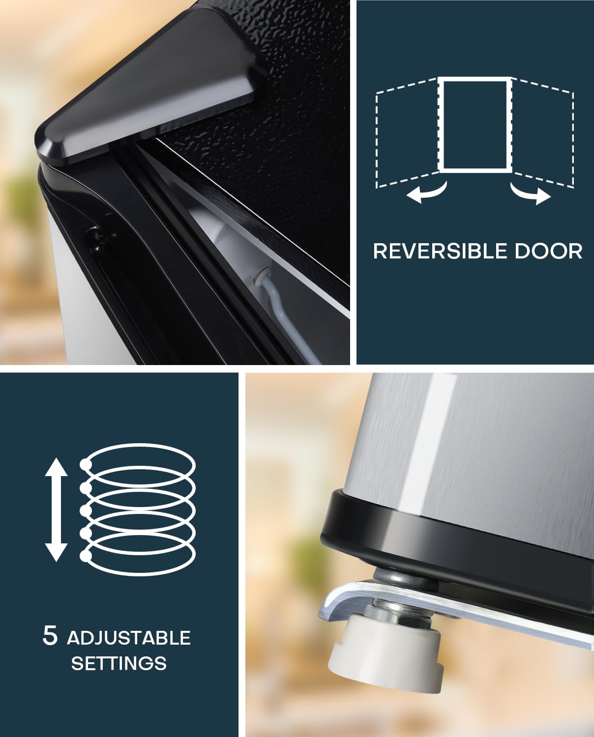 Mini nevera con congelador Upstreman 1.7 Cu.ft, FR17