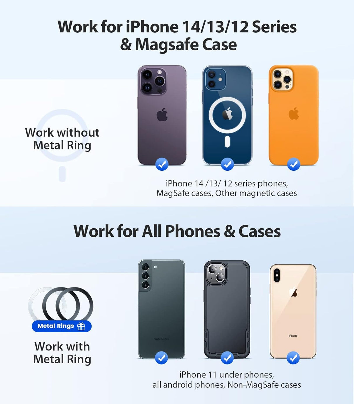 VICSEED Soporte magnético para automóvil CD