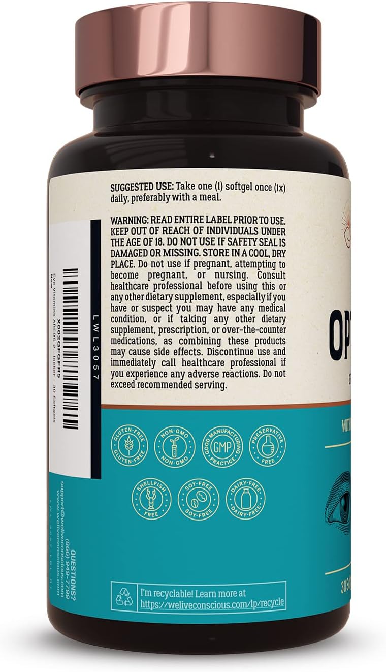 Suplemento Live Vitaminas para los ojos Select AREDS 2 30 un