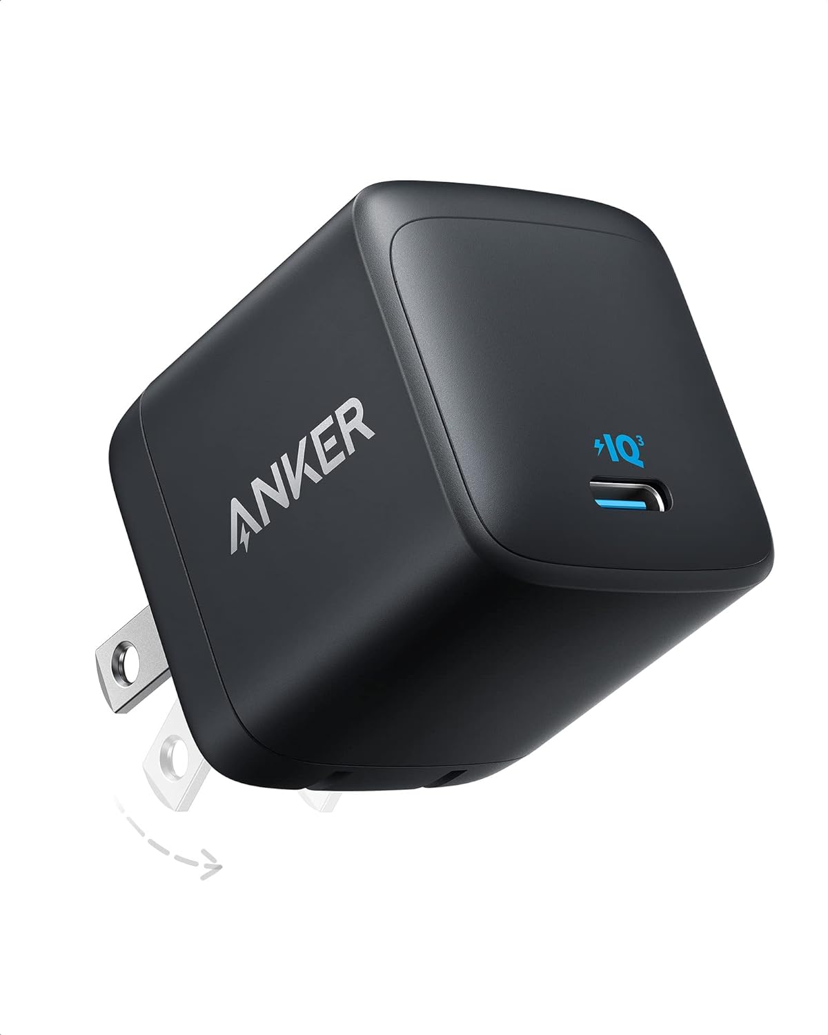 Cargador rápido USB C de 45 W cargador 313 plegable Anker