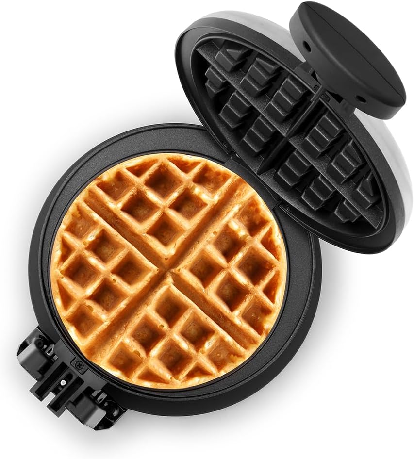 Waflera Holstein Housewares, Antiadherente, 7 pulgadas, Modelo RR-01