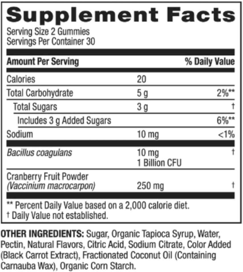 Suplemento de Probióticos para Mujeres Spring Valley, 60g, Gomas Vegetarianas