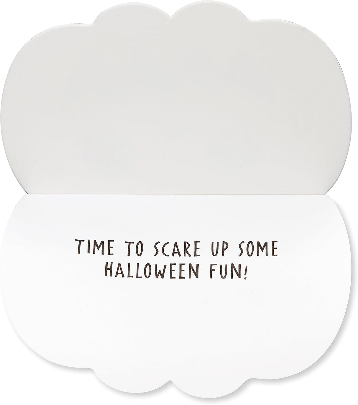 Tarjeta Halloween Papyrus con diseño divertido y temática festiva