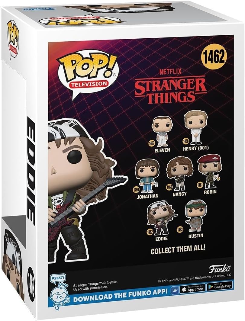 Figurita Funko Pop! TV: Stranger Things - Eddie Cazador