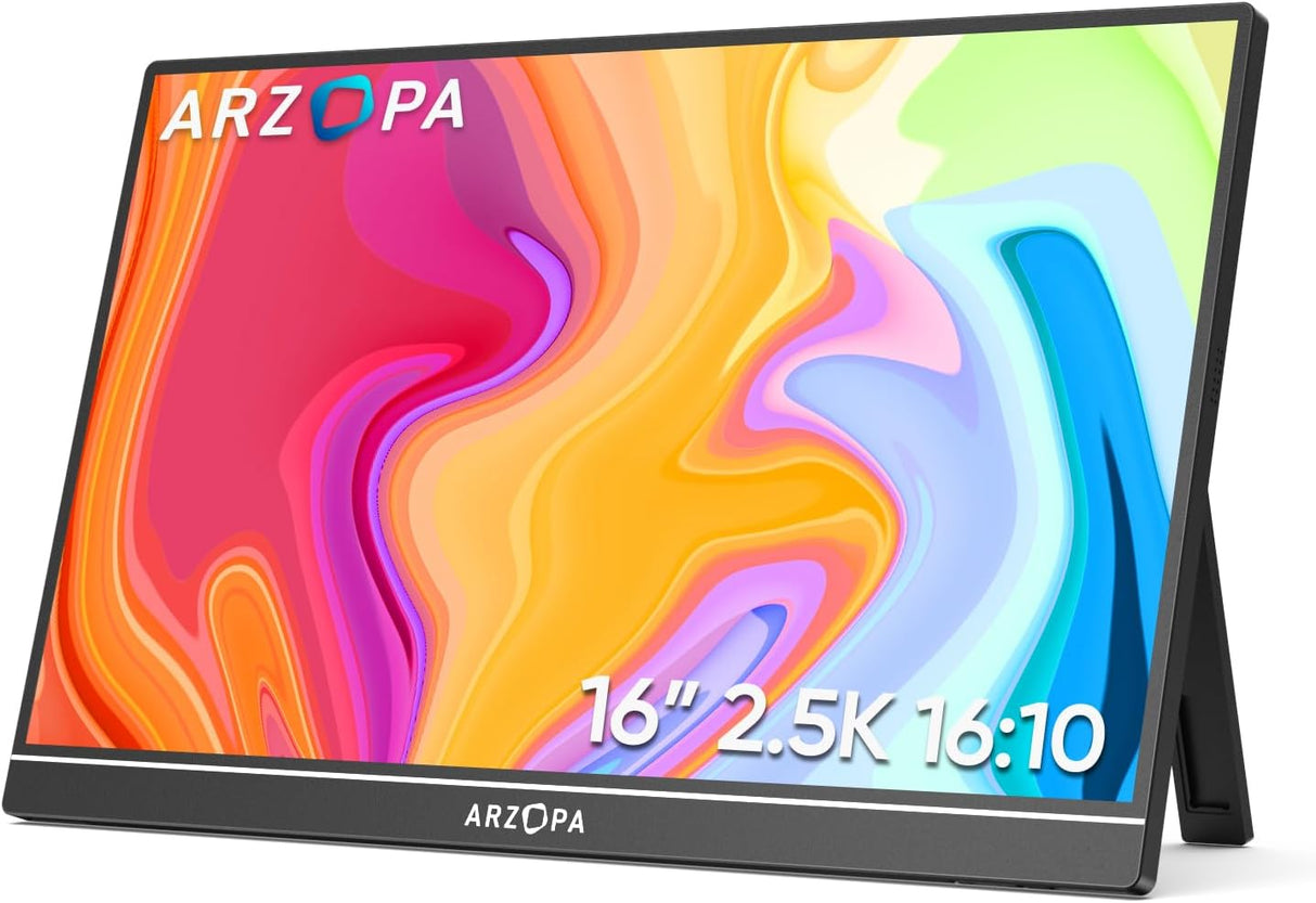 Monitor portátil ARZOPA 16 2.5K QHD, USB-C, HDMI - Z1RC