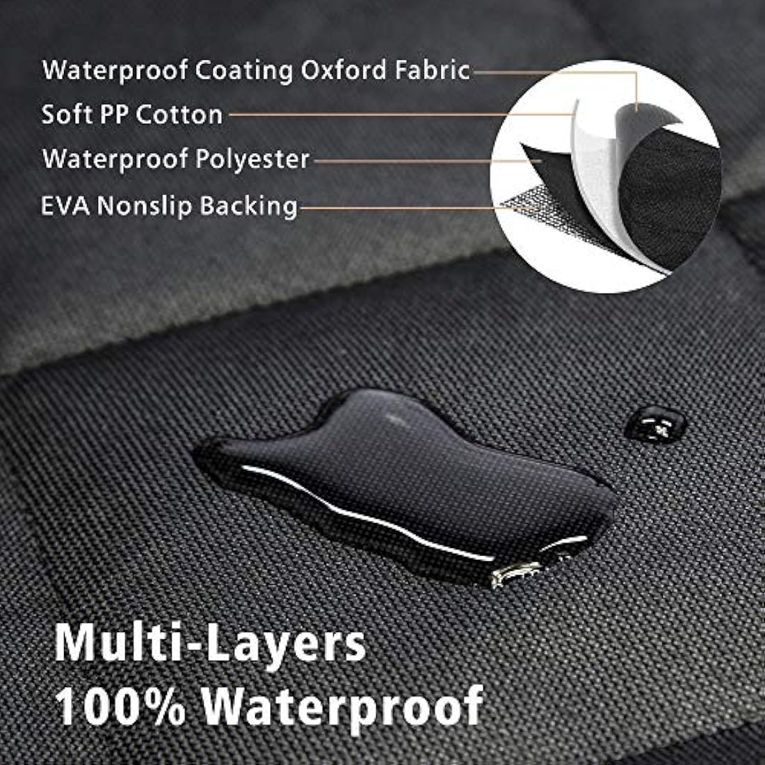 Funda impermeable para asiento de perro