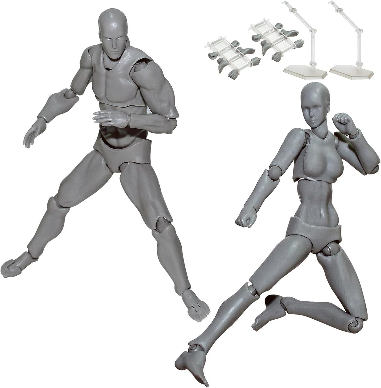 Maniquí de Dibujo AXITWXIT, Figura para Artistas, Set Masculino+Femenino