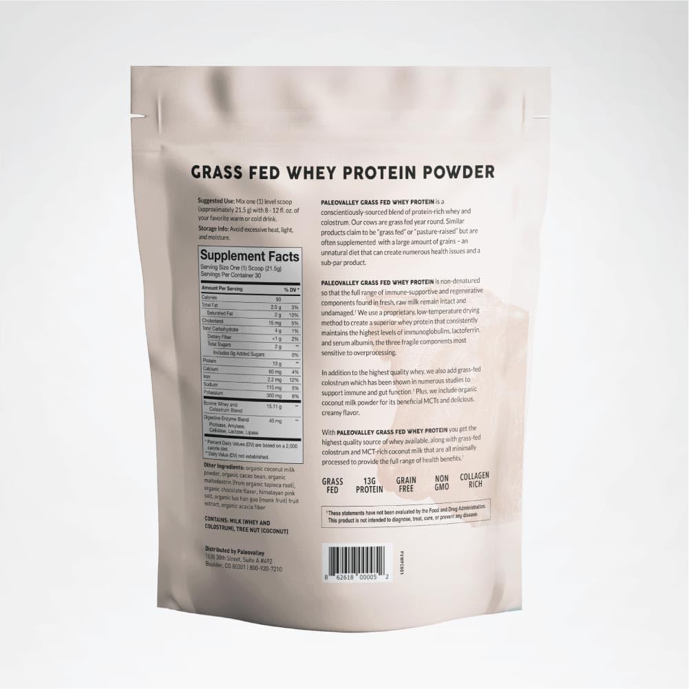 Proteína de Suero 100% Grass Fed Paleovalley