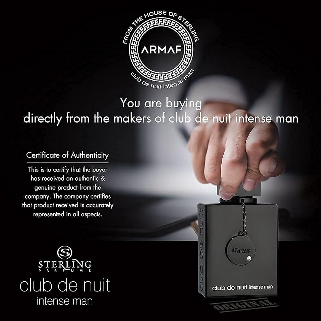 Perfume Armaf Club de Nuit Intense para hombre