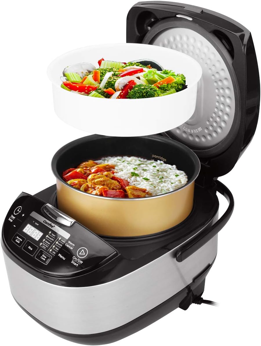 Arrocera COMFEE, 10 tazas, con tecnología de lógica difusa