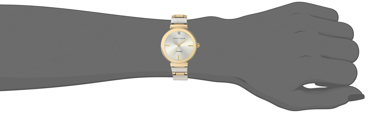 Reloj de pulsera de dos tonos